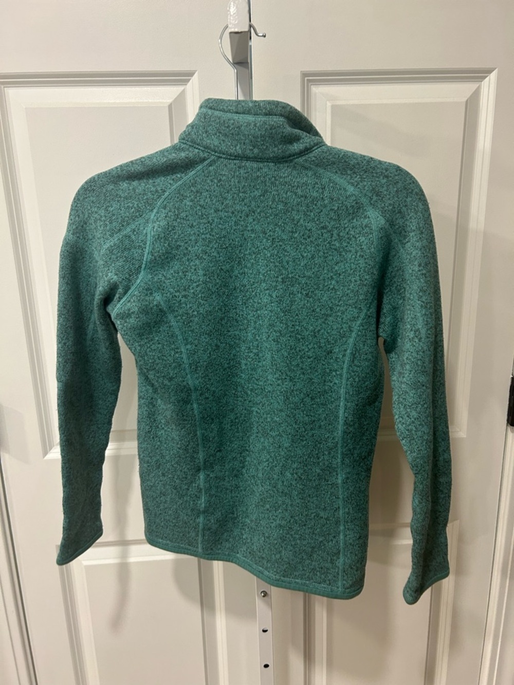 Patagonia Teal Heather Half-Zip Fleece Pullover - Picture 3 of 3
